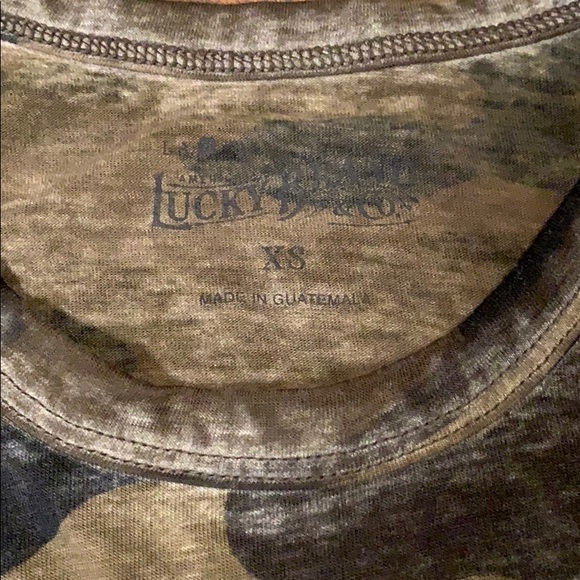 Lucky camo super soft cold shoulder tee! - Picture 2 of 5